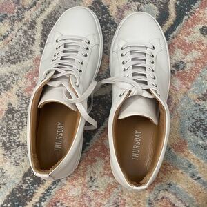 Thursday Everyday Sneaker Premier Low Top Mens White Leather Shoes 9.5